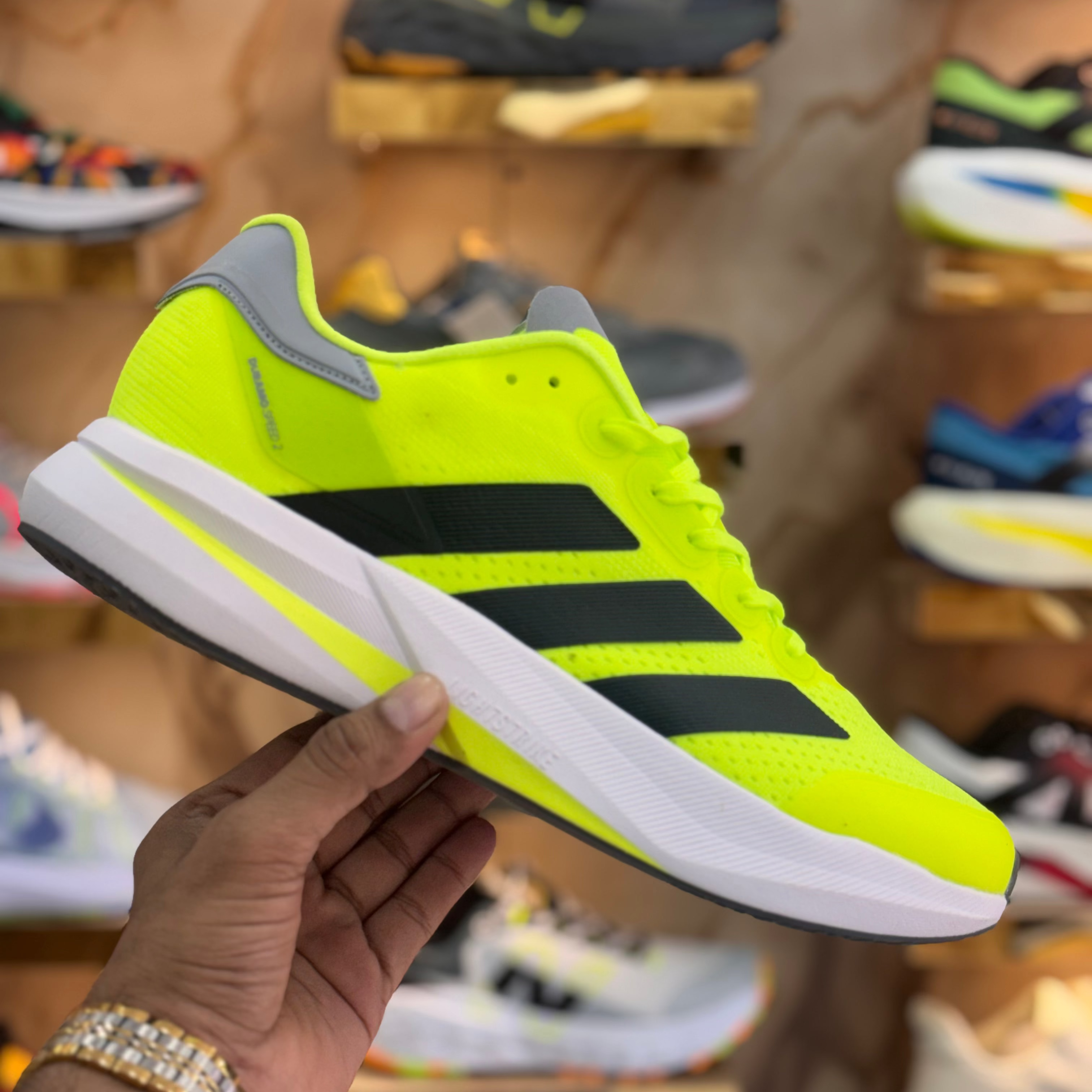 Adidas Duramo Speed 2 Pirot Green Premium Quality (Dot Perfect)