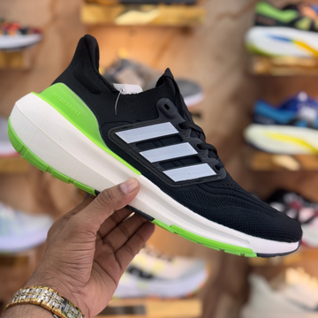 Adidas Ultraboost 23 Black Neon Premium Quality (Dot Perfect)