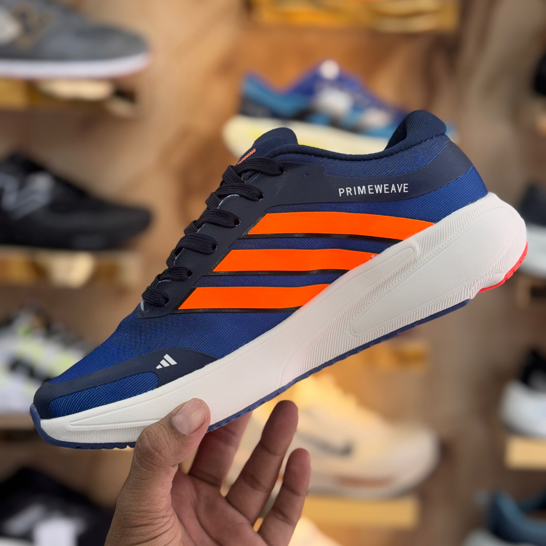 Adidas Super Nova Rise 3 Blue Red Premium Quality (Dot Perfect)