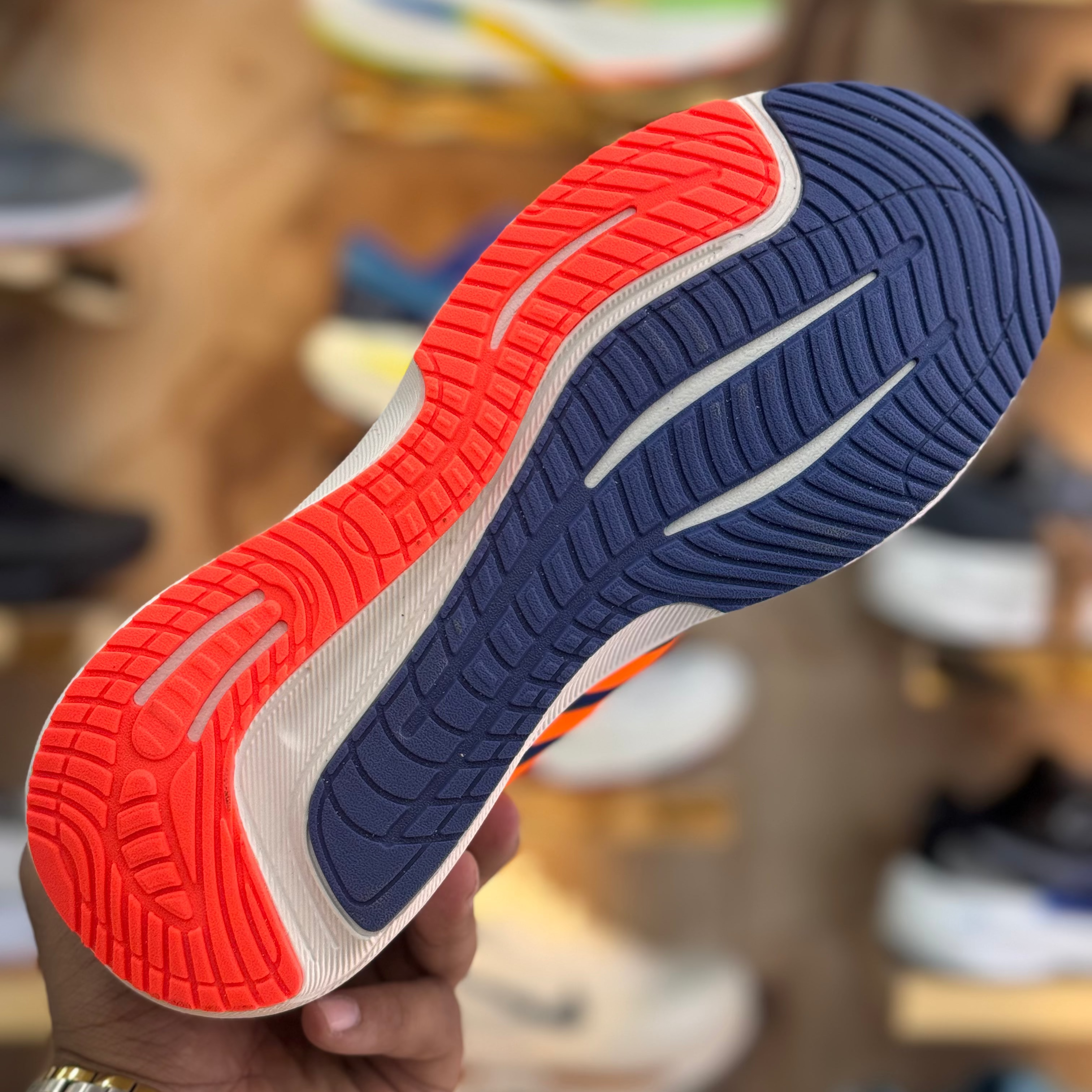 Adidas Super Nova Rise 3 Blue Red Premium Quality (Dot Perfect)