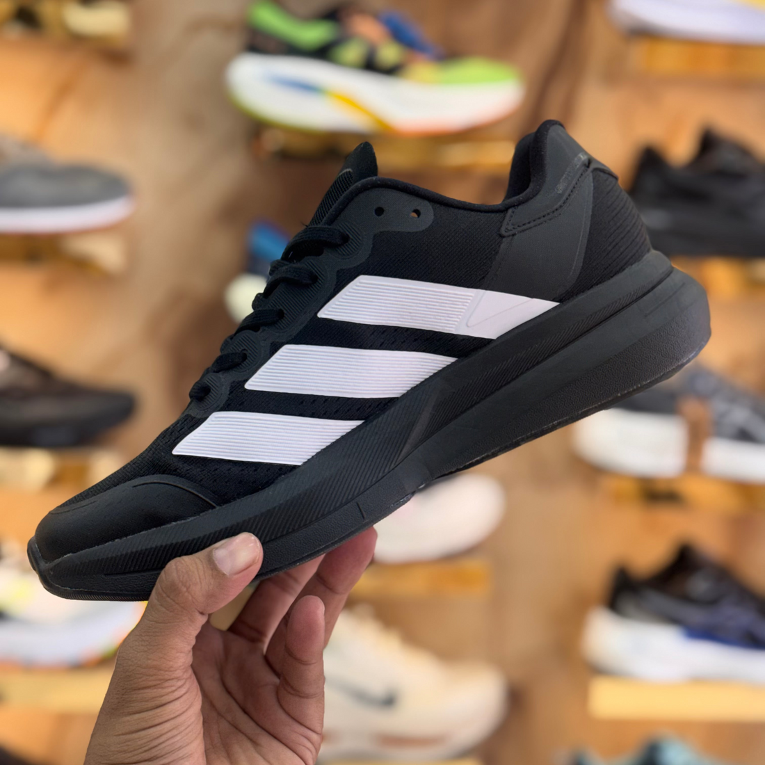 Adidas Duramo Speed 2 Black White Premium Quality (Dot Perfect)
