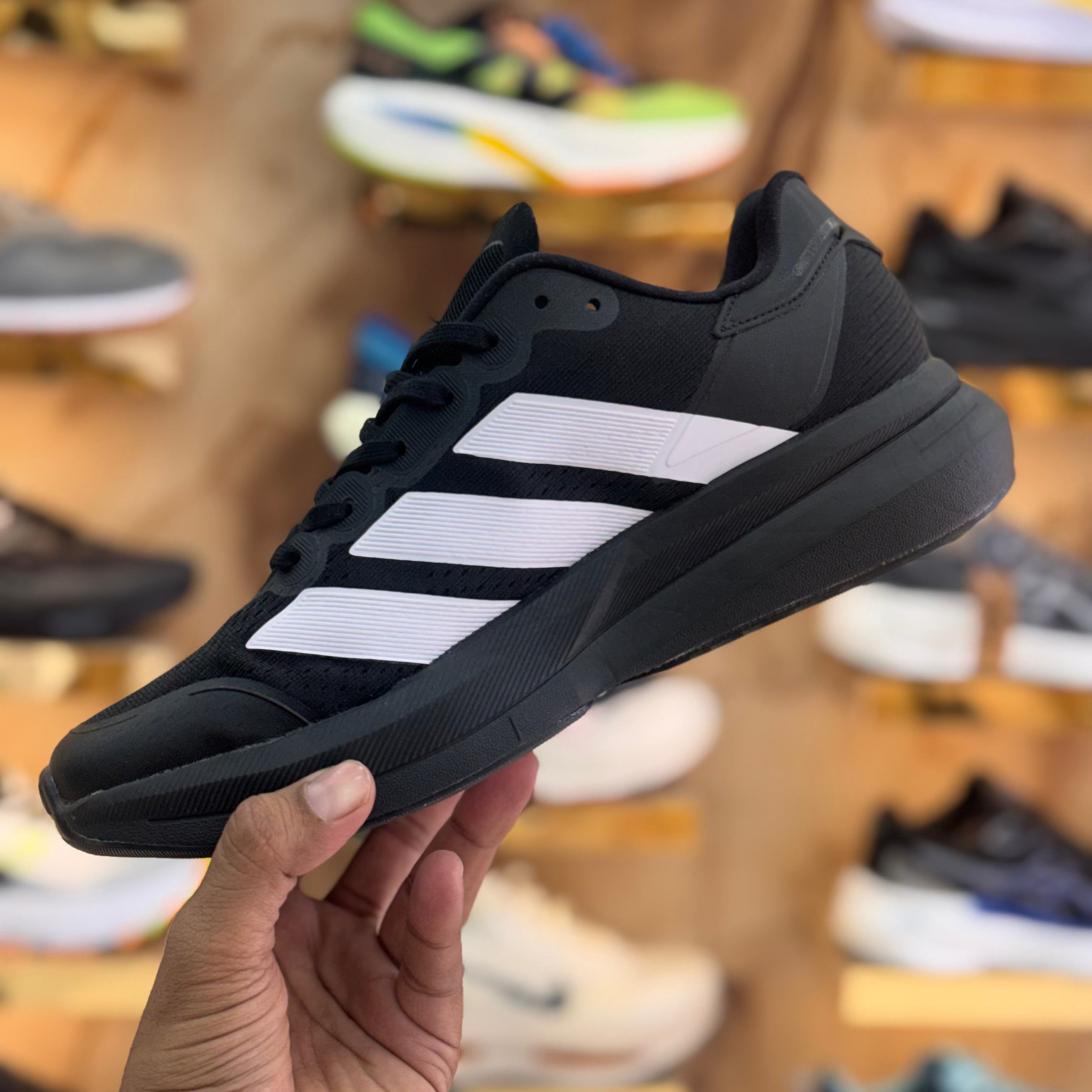 Adidas Duramo Speed 2 Black White Premium Quality (Dot Perfect)