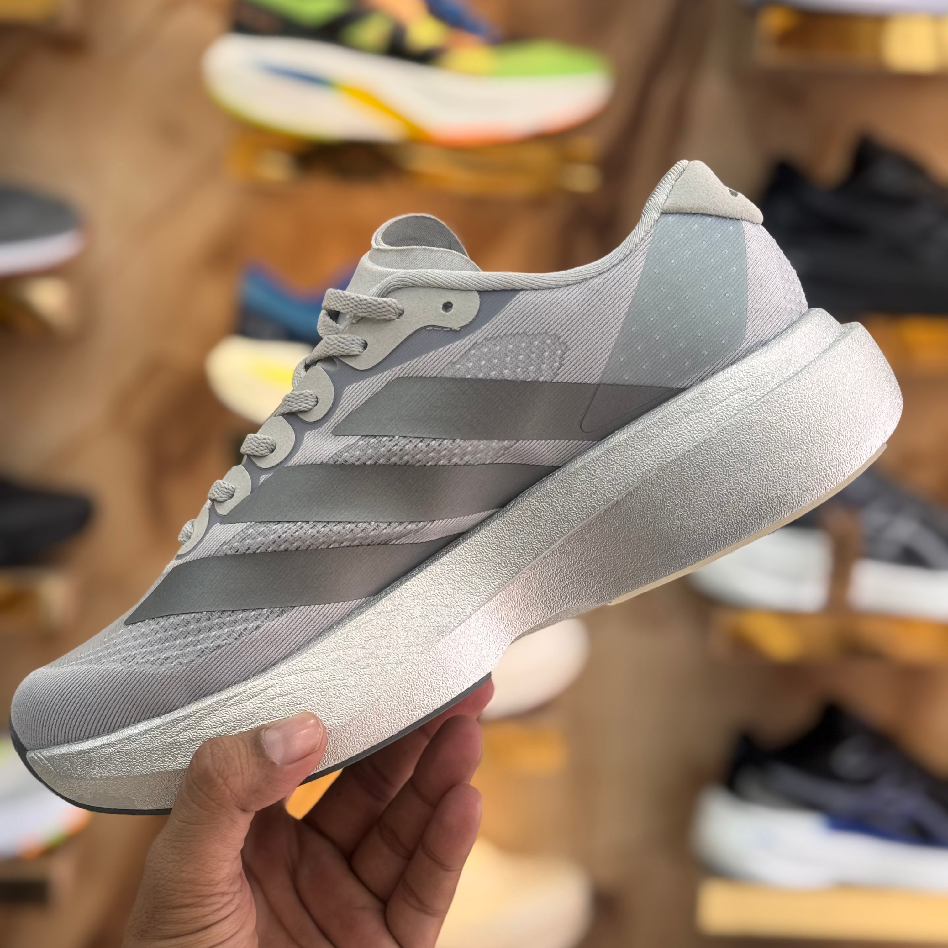 ADIDAS AD ZERO EVO SL GRAY SILVER PREMIUM QUALITY (DOT PERFECT)