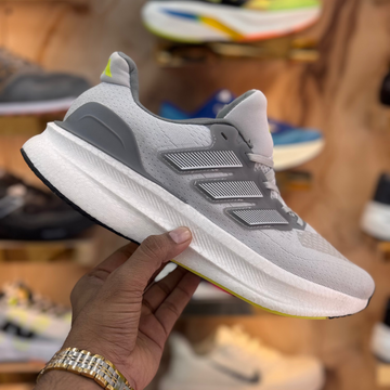 Adidas UltraRun 5 Gray Silver Premium Quality (Dot Perfect)