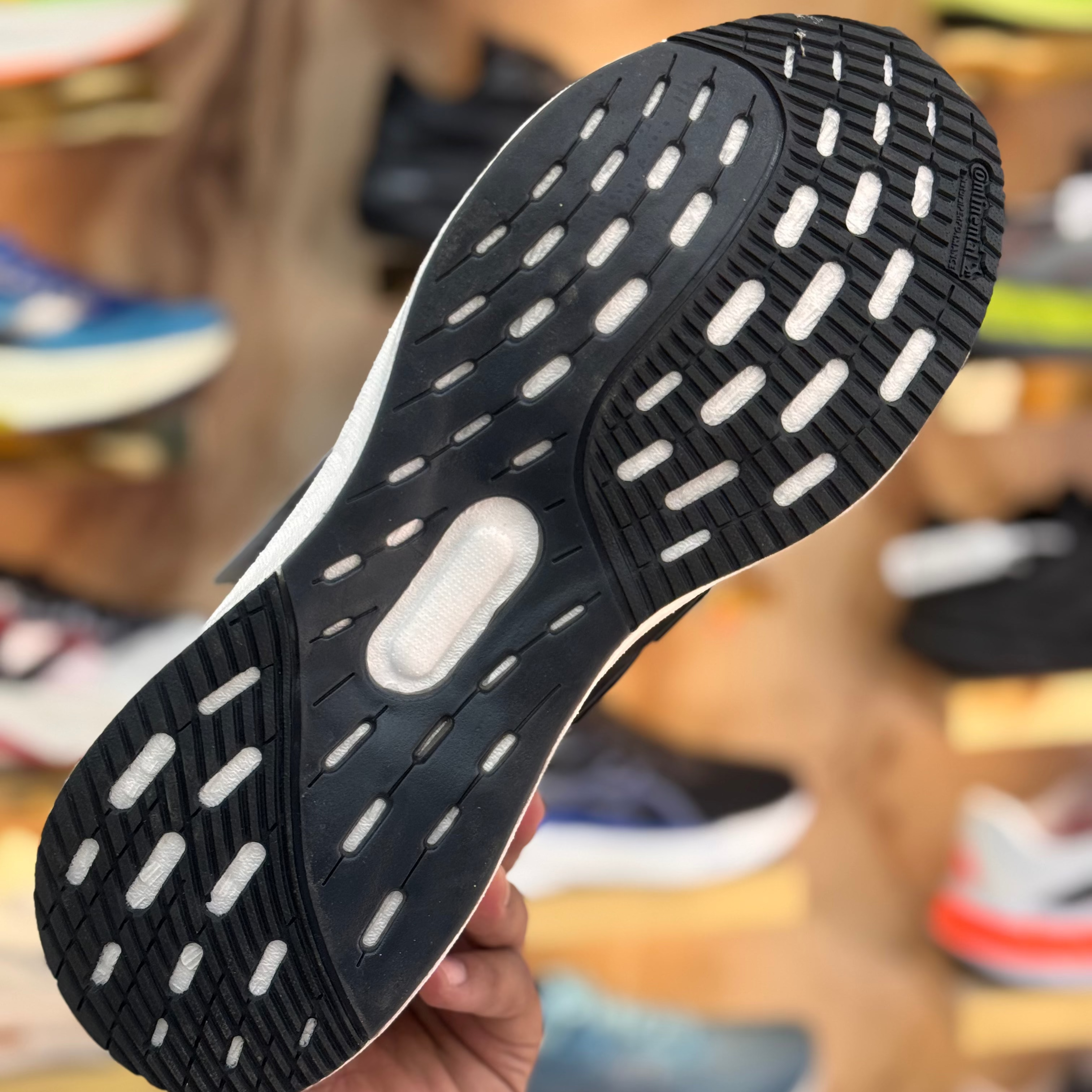 Adidas UltraRun 5 Black White Premium Quality (Dot Perfect)