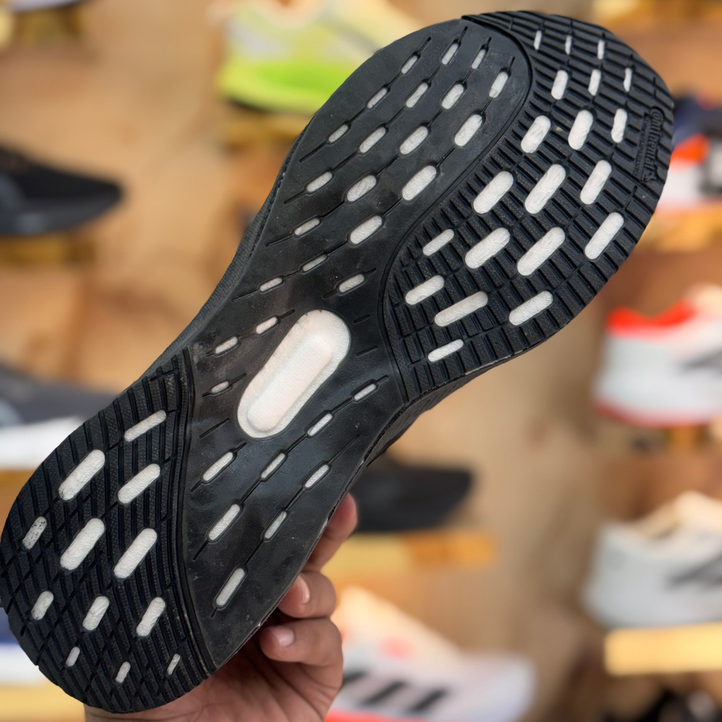 Adidas UltraRun 5 Triple Black Silver Premium Quality (Dot Perfect)