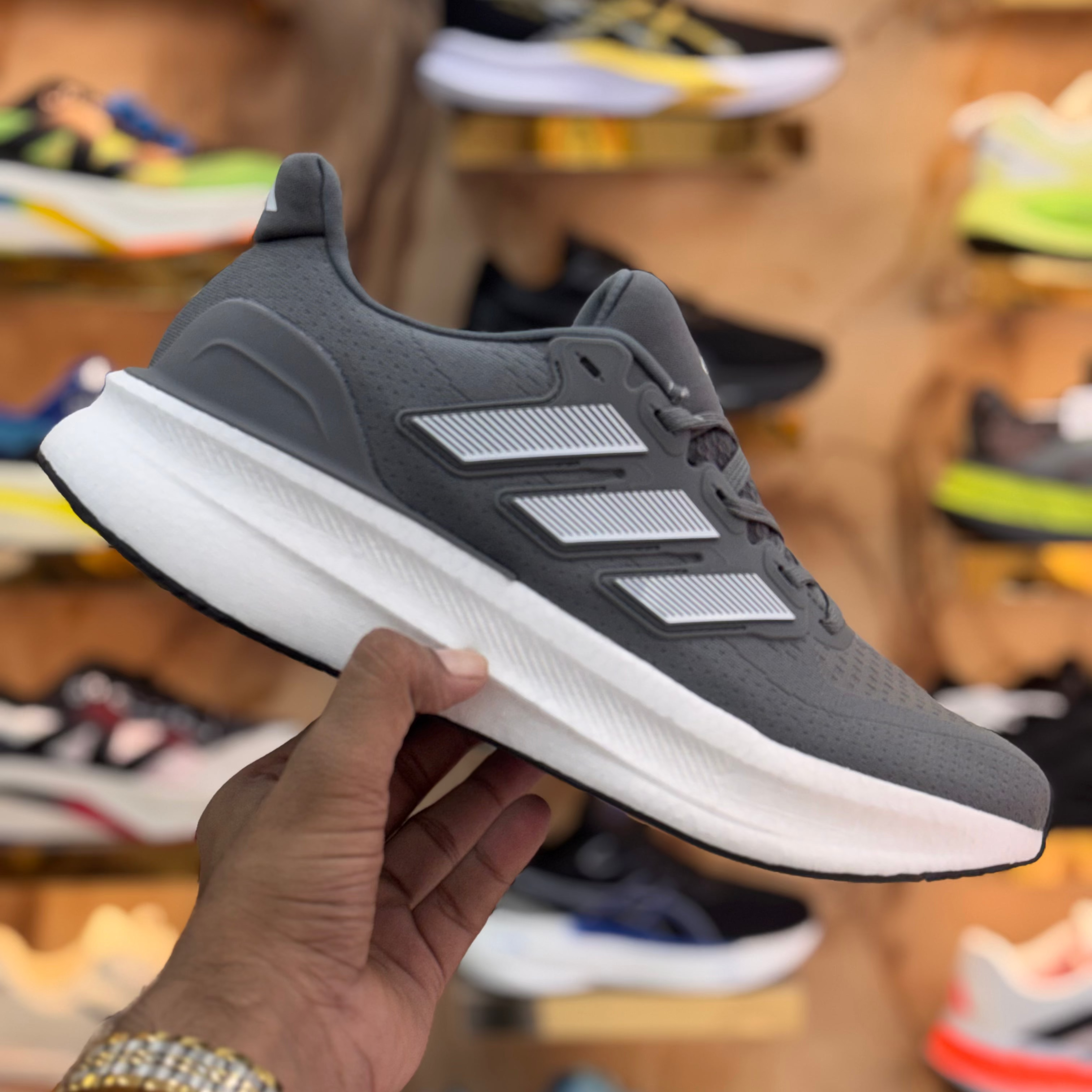 Adidas UltraRun 5 Dark Gray Premium Quality (Dot Perfect)