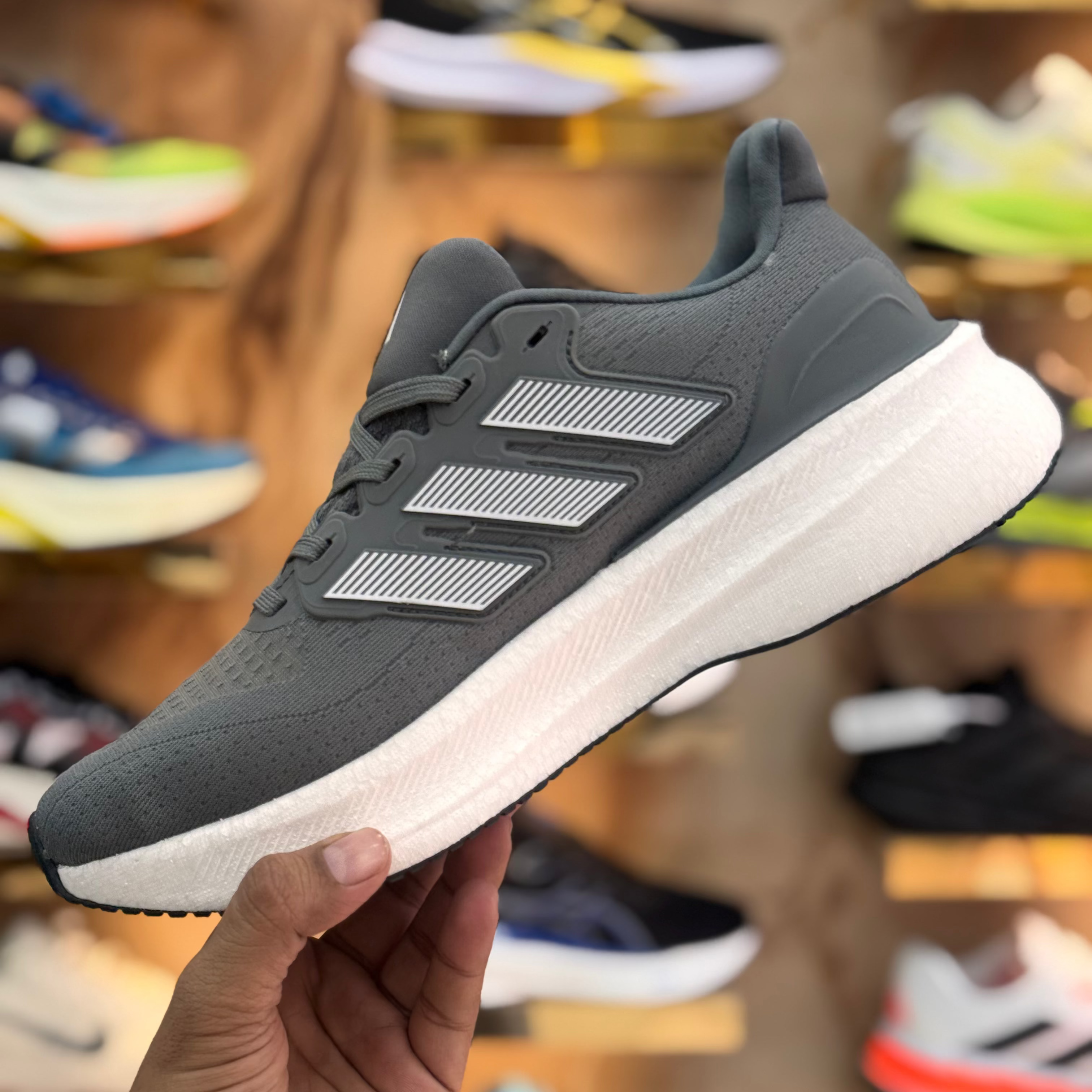 Adidas UltraRun 5 Dark Gray Premium Quality (Dot Perfect)