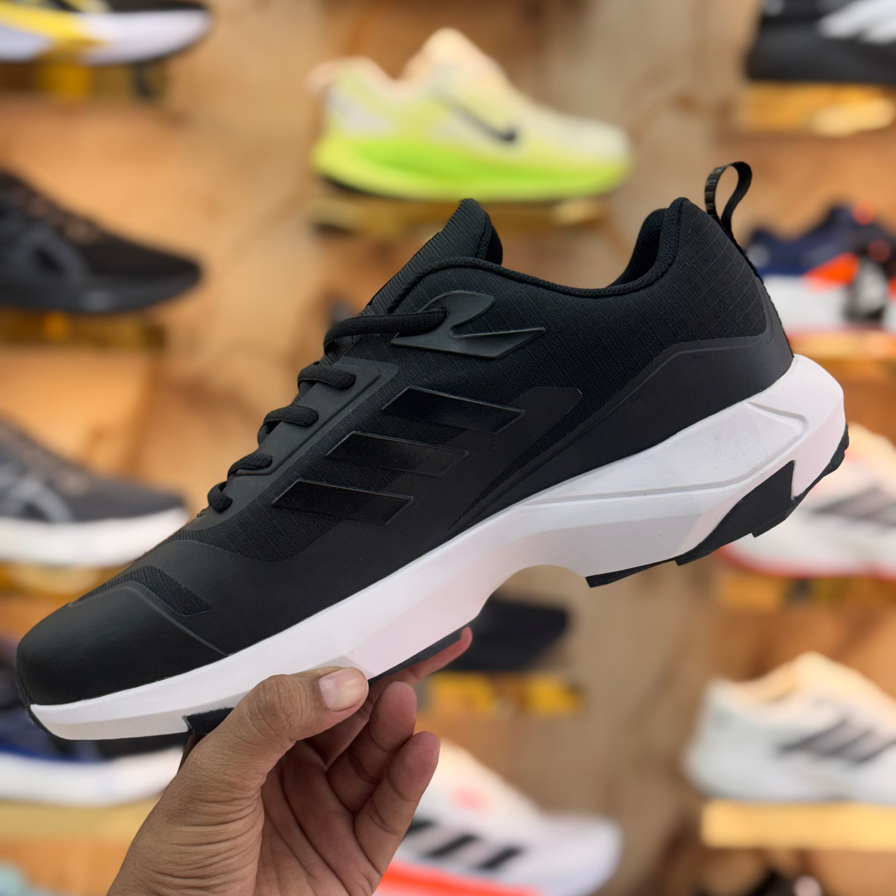 Adidas Tarrex Gore Tex Black white Premium Quality (Dot Perfect)