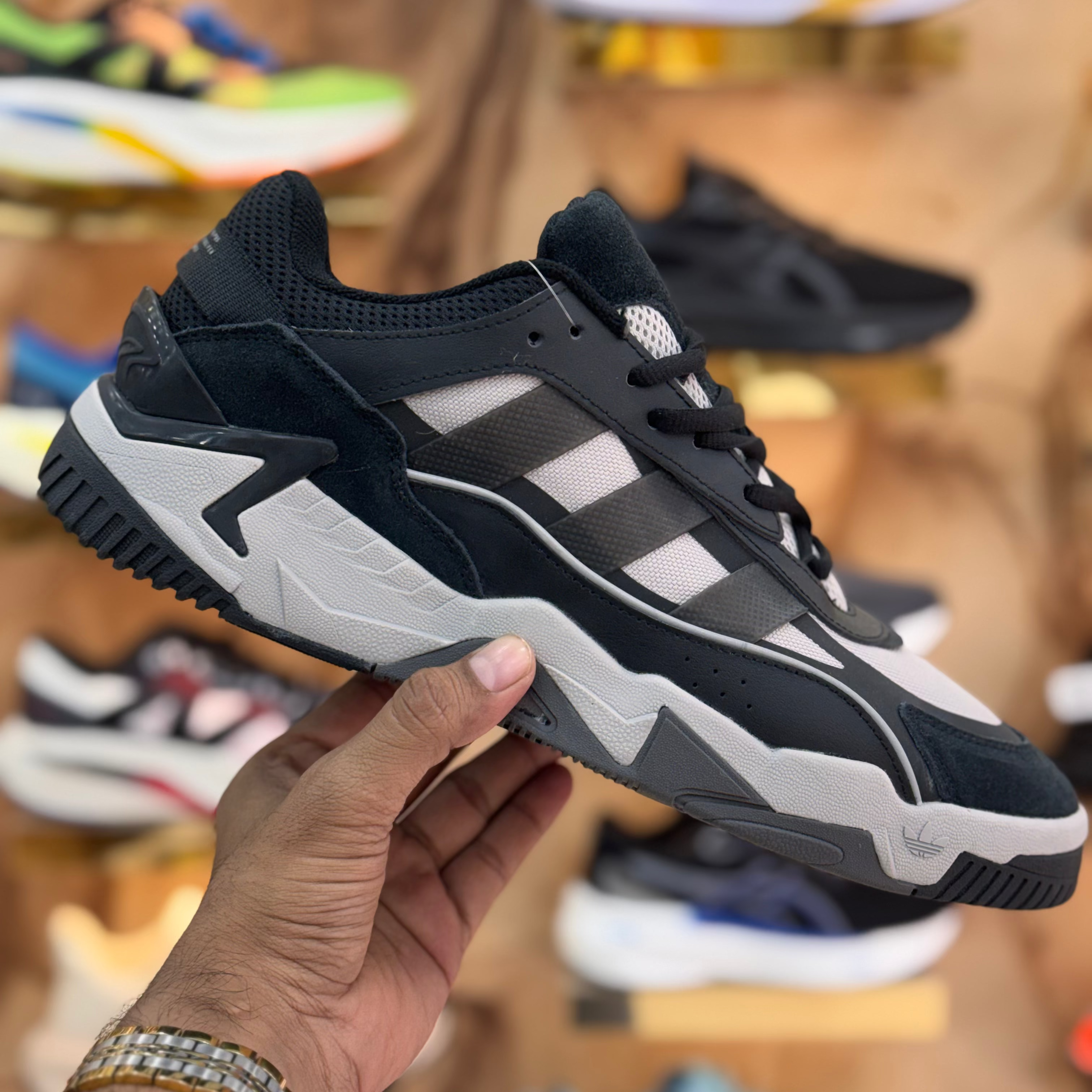 Adidas Niteball 2024 Gray Black Premium Quality (Dot Perfect)
