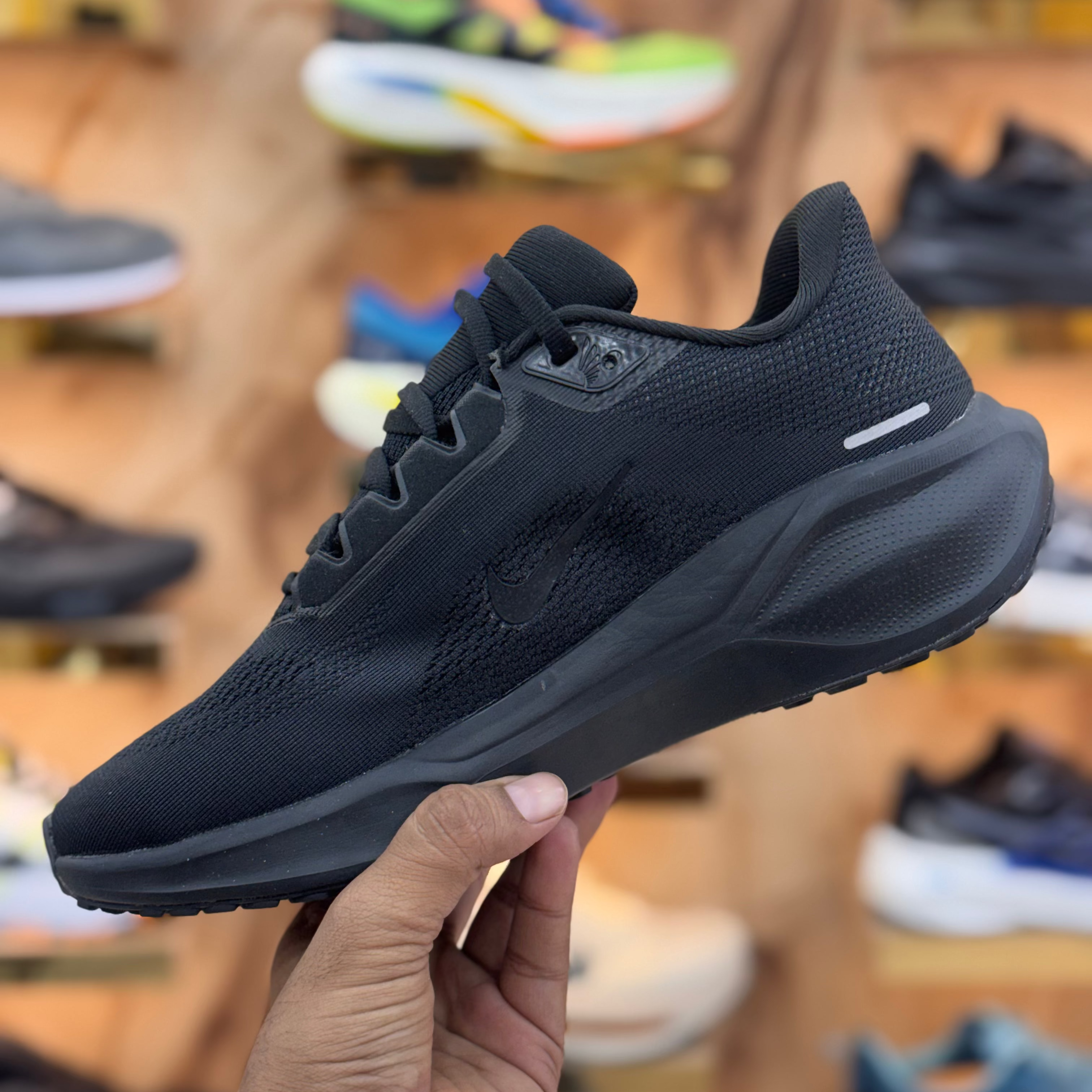 Nike React pegasus 41 Triple Black Premium Quality (Dot Perfect)