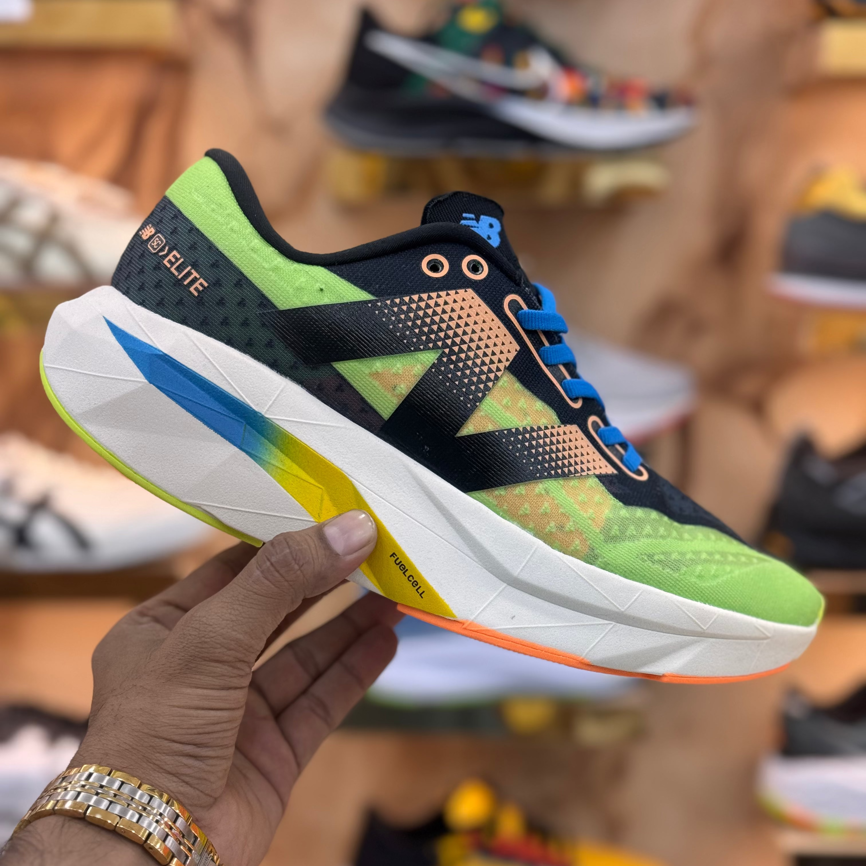 NEW BALANCE SC ELITE NEON PREMIUM QUALITY (DOT PERFECT)