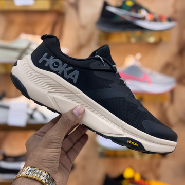 Hoka Transport Black Premium Quality (Dot Perfect)
