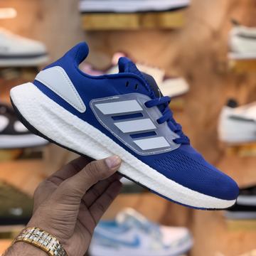 Adidas PureBoost 22  Premium Quality Blue White (Dot Perfect)
