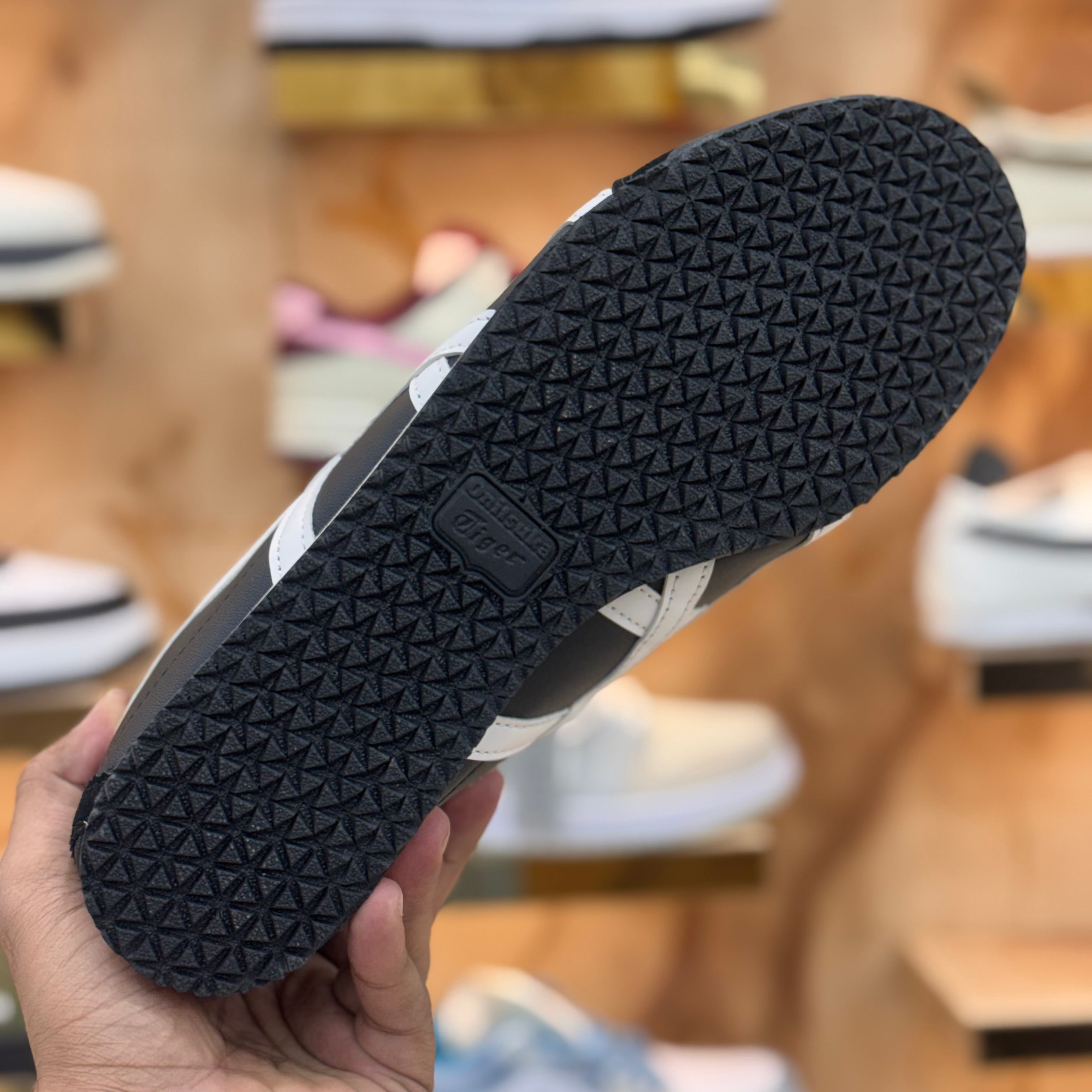 Onitsuka Tiger Triple Black White Premium Quality (Dot PErefect)