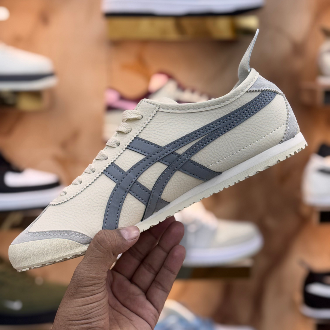 Onitsuka Tiger Triple Grey Premium Quality (Dot PErefect)