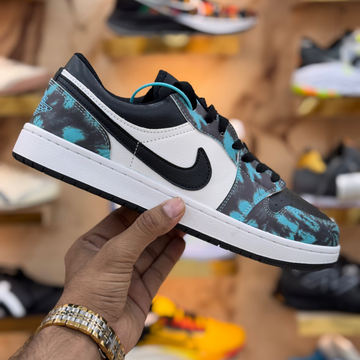 Nike Air jordan 1 Low Top Green Tie Dye