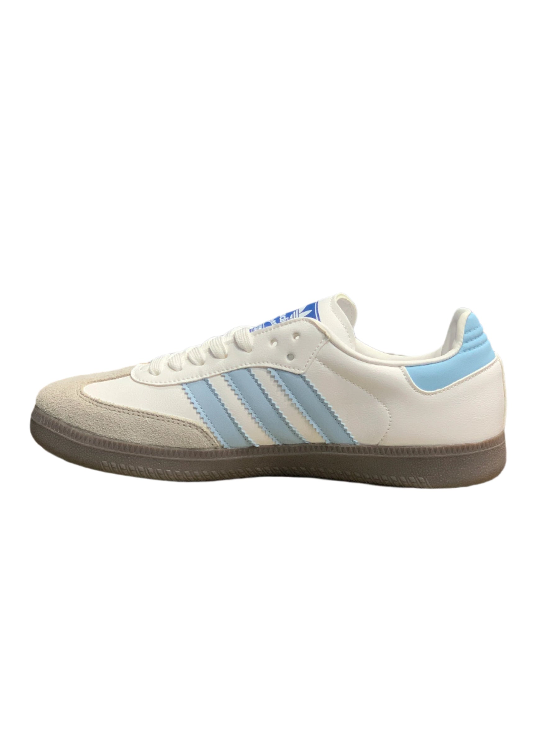 Adidas Samba OG Cloud White Sky Blue Premium Quality(Dot Perfect)