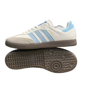 Adidas Samba OG Cloud White Sky Blue Premium Quality(Dot Perfect)