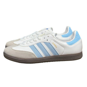 Adidas Samba OG Cloud White Sky Blue Premium Quality(Dot Perfect)