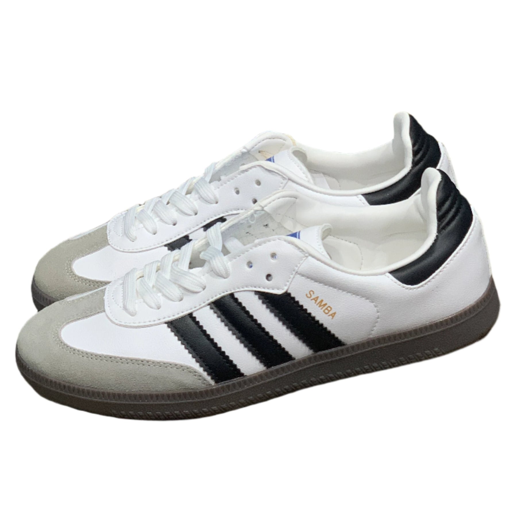 Adidas Samba OG White Black Gray Sole Premium Quality(Dot Perfect)