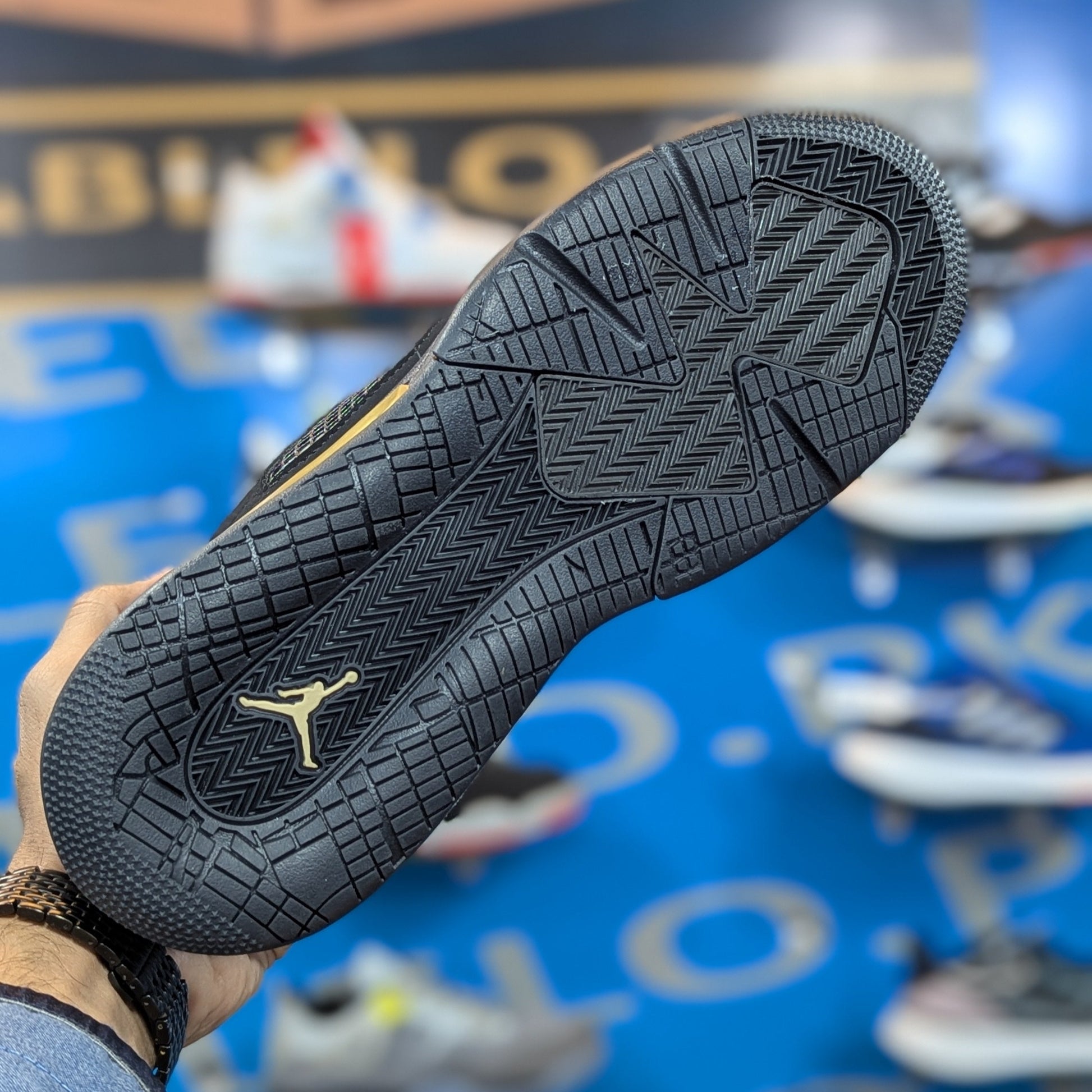 Nike Jordan Mars 270 Black Metallic Gold Premium Quality (Dot Perfect)