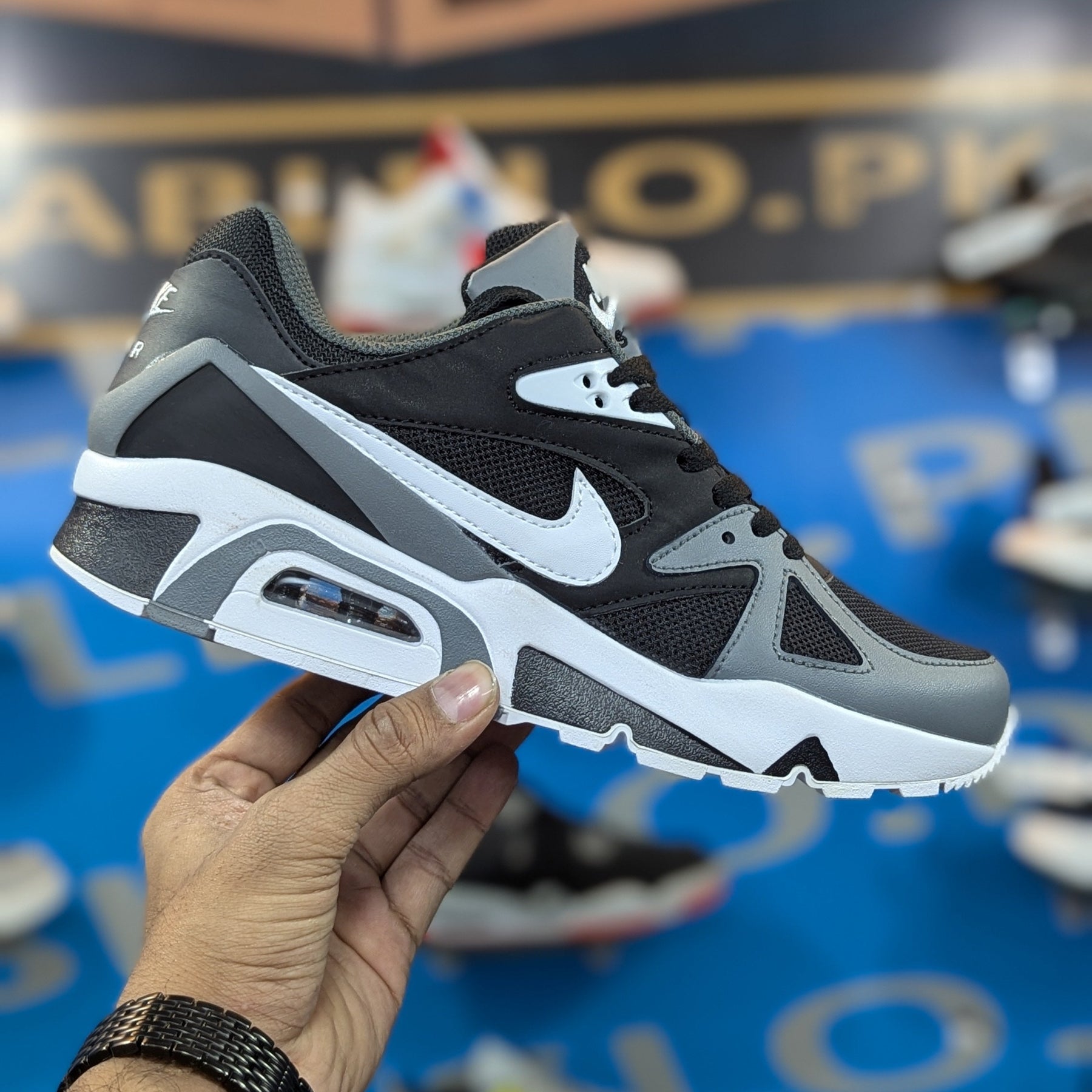 Nike Air Max Structure Triax 91 Black Smoke Grey premium Quality (Dot Perfect)