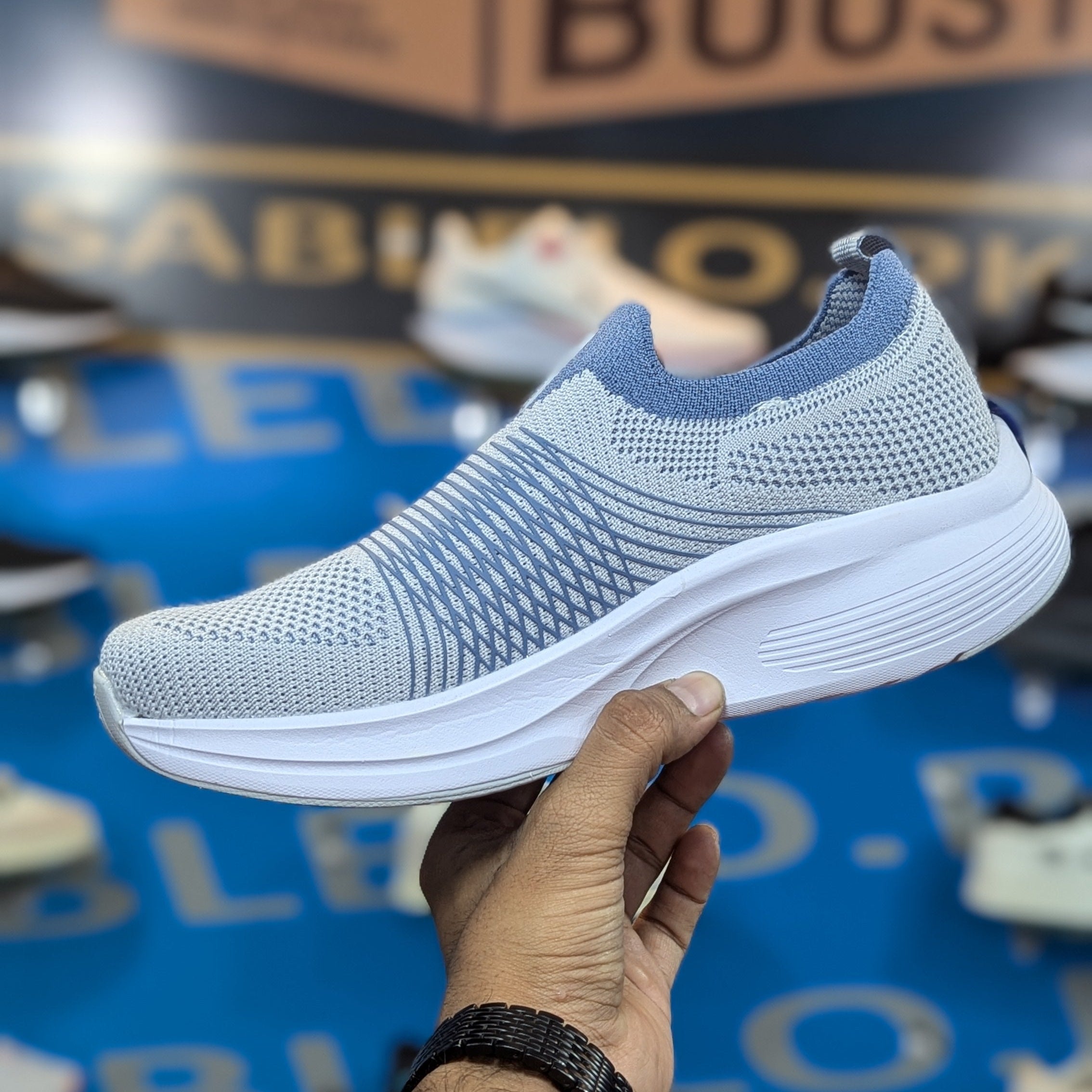 Skechers Max Cushion Light Gray Premium Quality