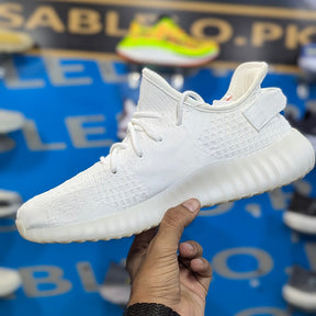 Yeezy 350 Triple White Premium Quality (Dot Perfect)