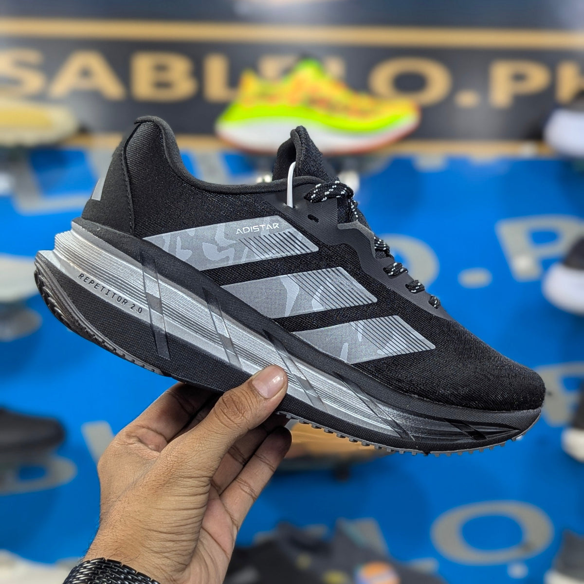 Adidas AdiStar Black Silver Premium Quality (Dot Perfect)