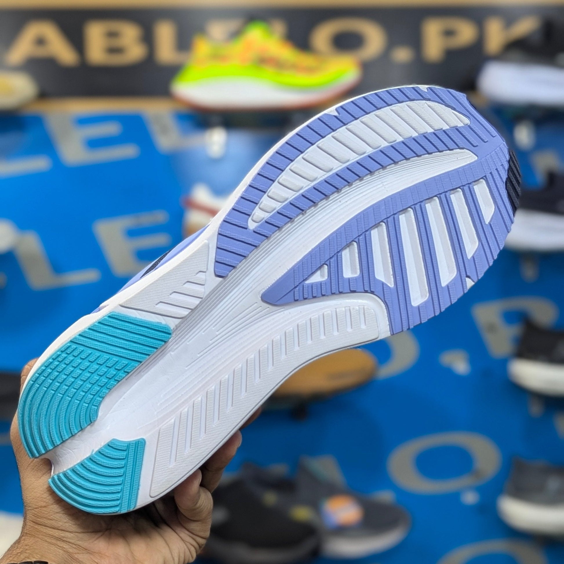 Adidas AdiStar White Blue Premium Quality (Dot Perfect)