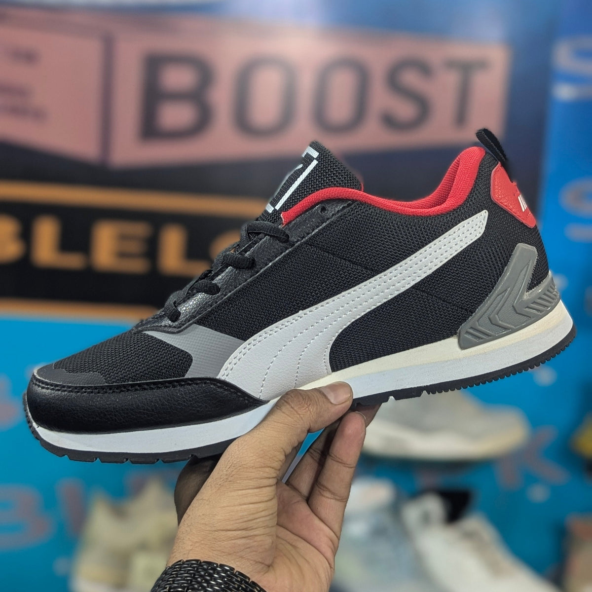 Puma Ferrari Black White Red