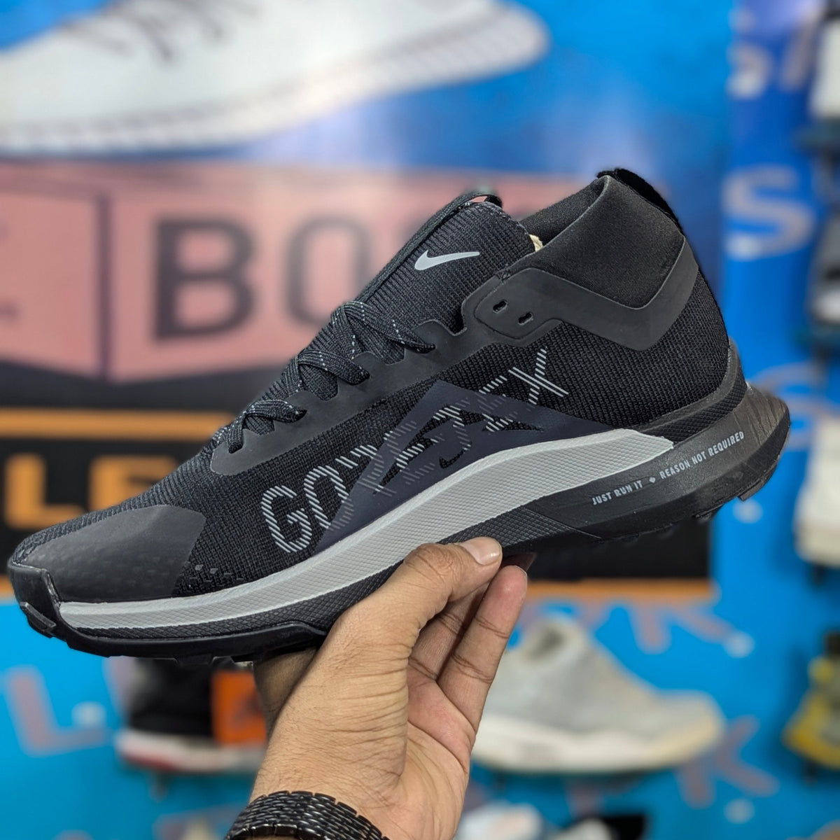 Nke Pegasus Trail 4 Gore-Tex Black/Wolf Grey (Dot Perfect)