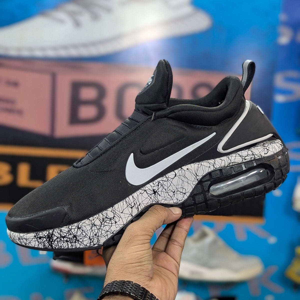 Nike Adabt Auto Max Black White Premium Quality(Dot PErfect)