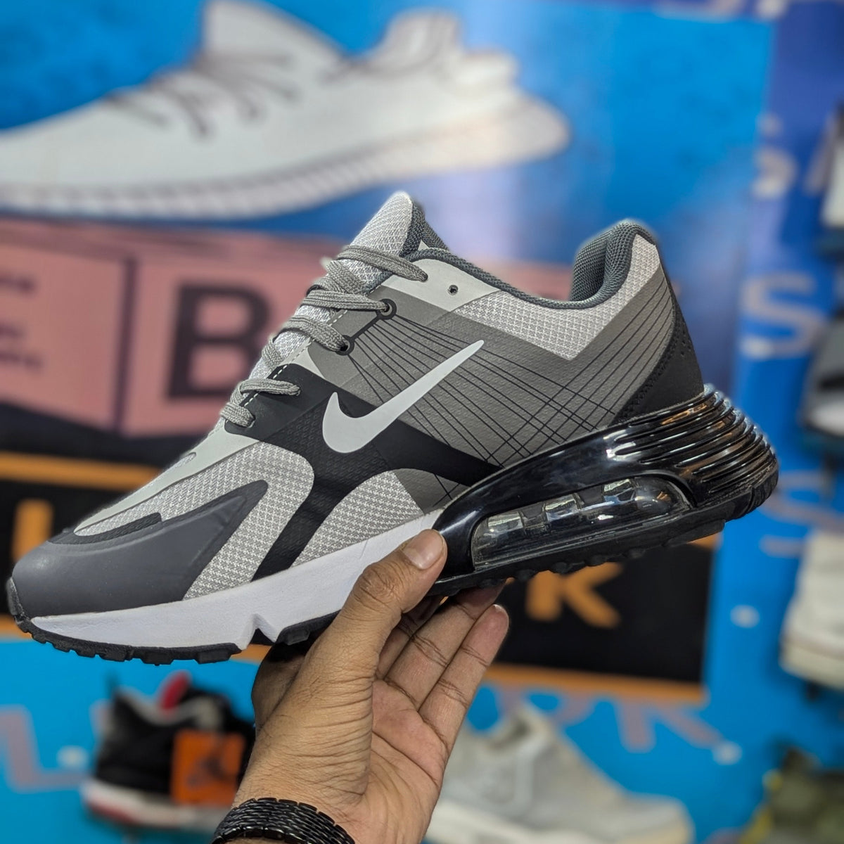 Nike airmax 270 Runner Grey Premium Quality (Dot Perfect)