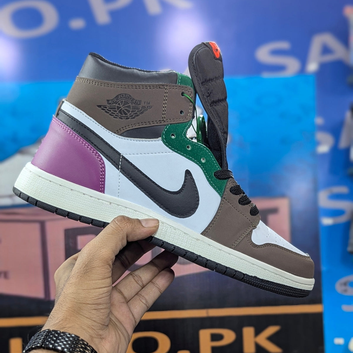 Jordan 1 Purple Blue High Top