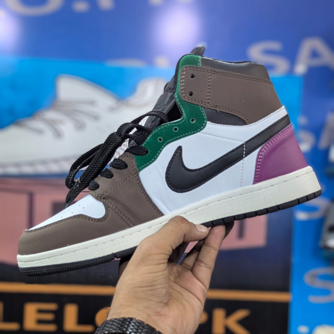 Jordan 1 Purple Blue High Top