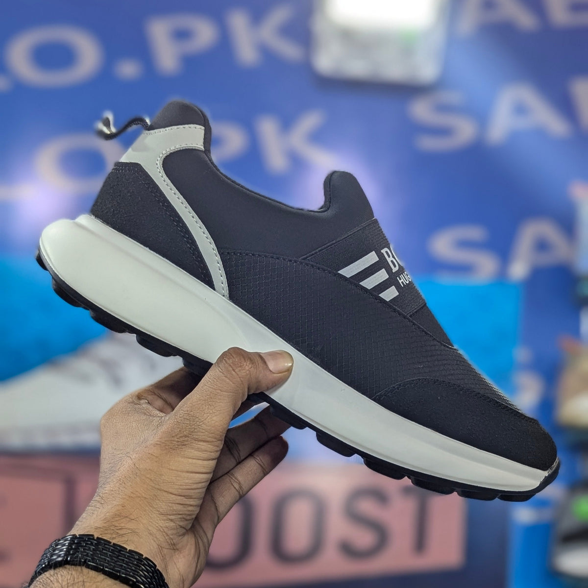 Hugo Boss Sneakers Black Fashion Sneakers Premium Quality