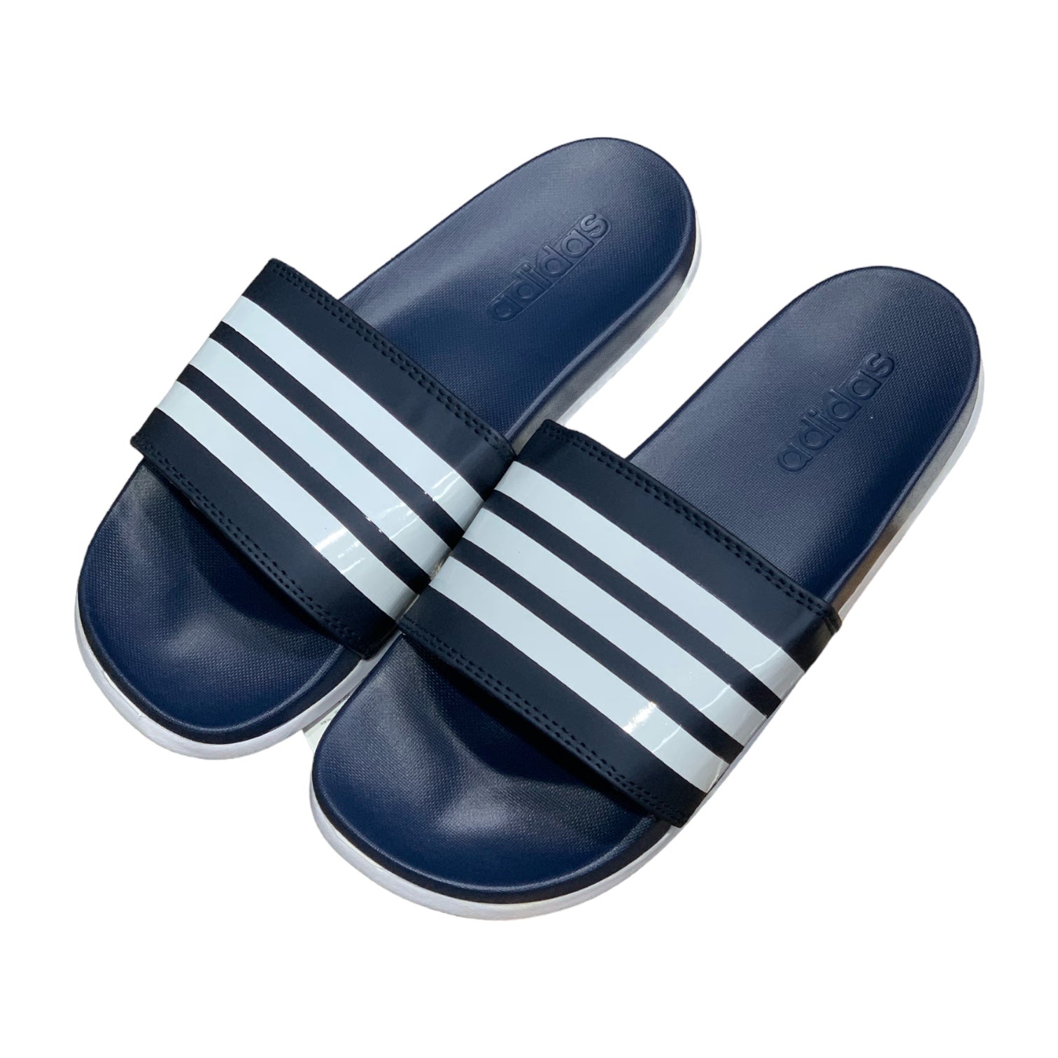 Adidas Slides Blue White Premium Quality(Dot Perfect)