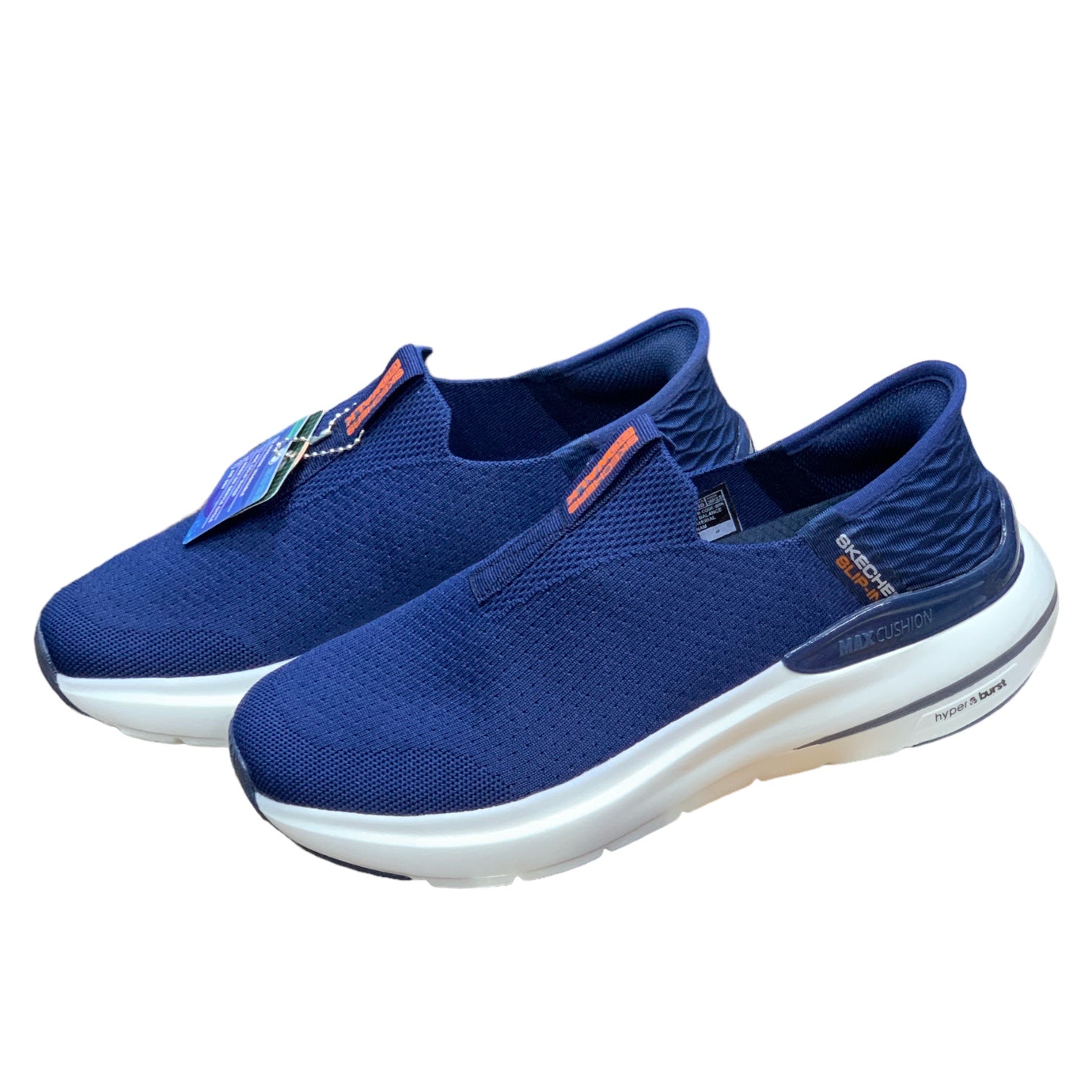 Skechers Slip-Ins: Max Cushioning Hyper Burst Navy Blue