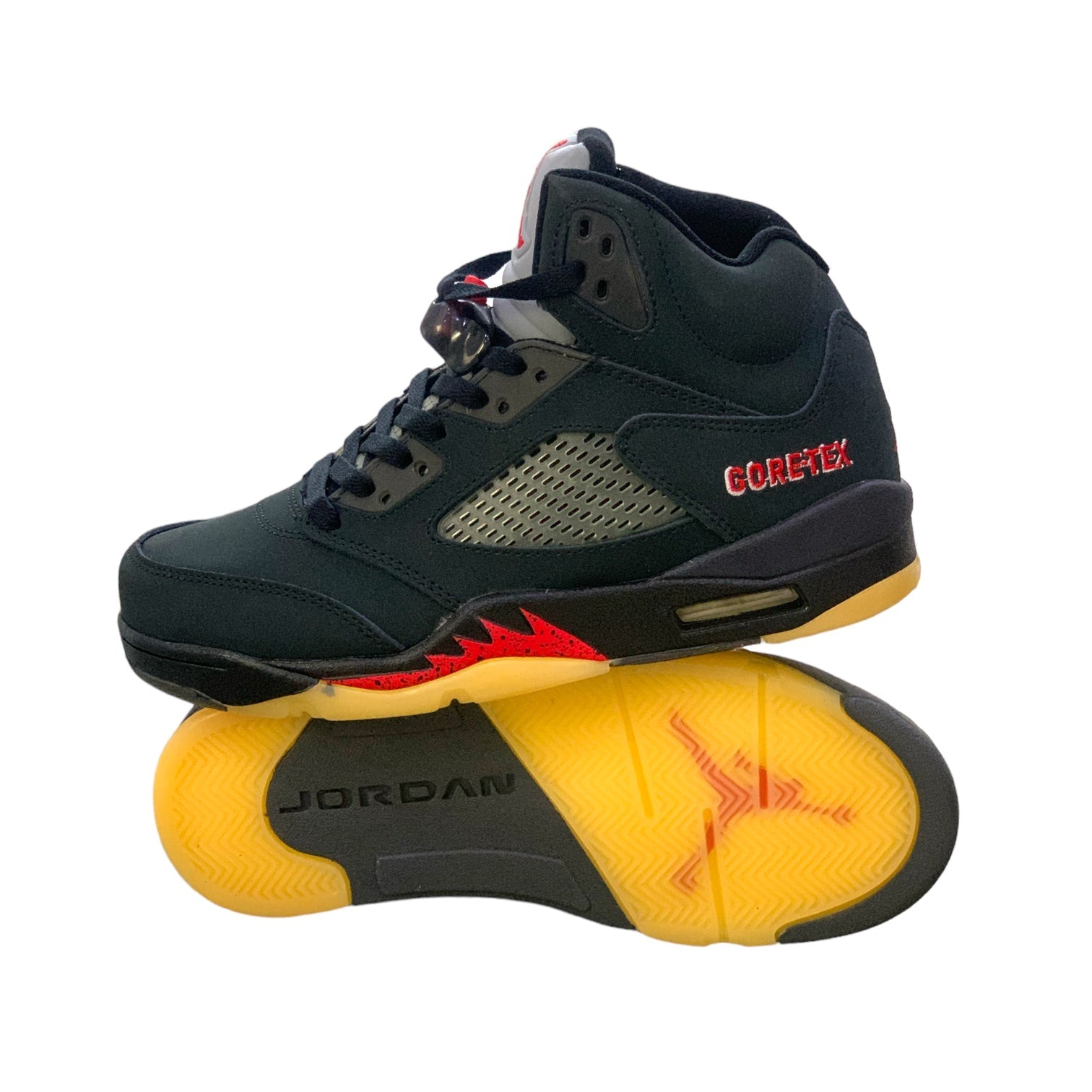 Nike Air Jordan 5 Retro Gore-Tex Off-Noir Black (Dot Perfect)