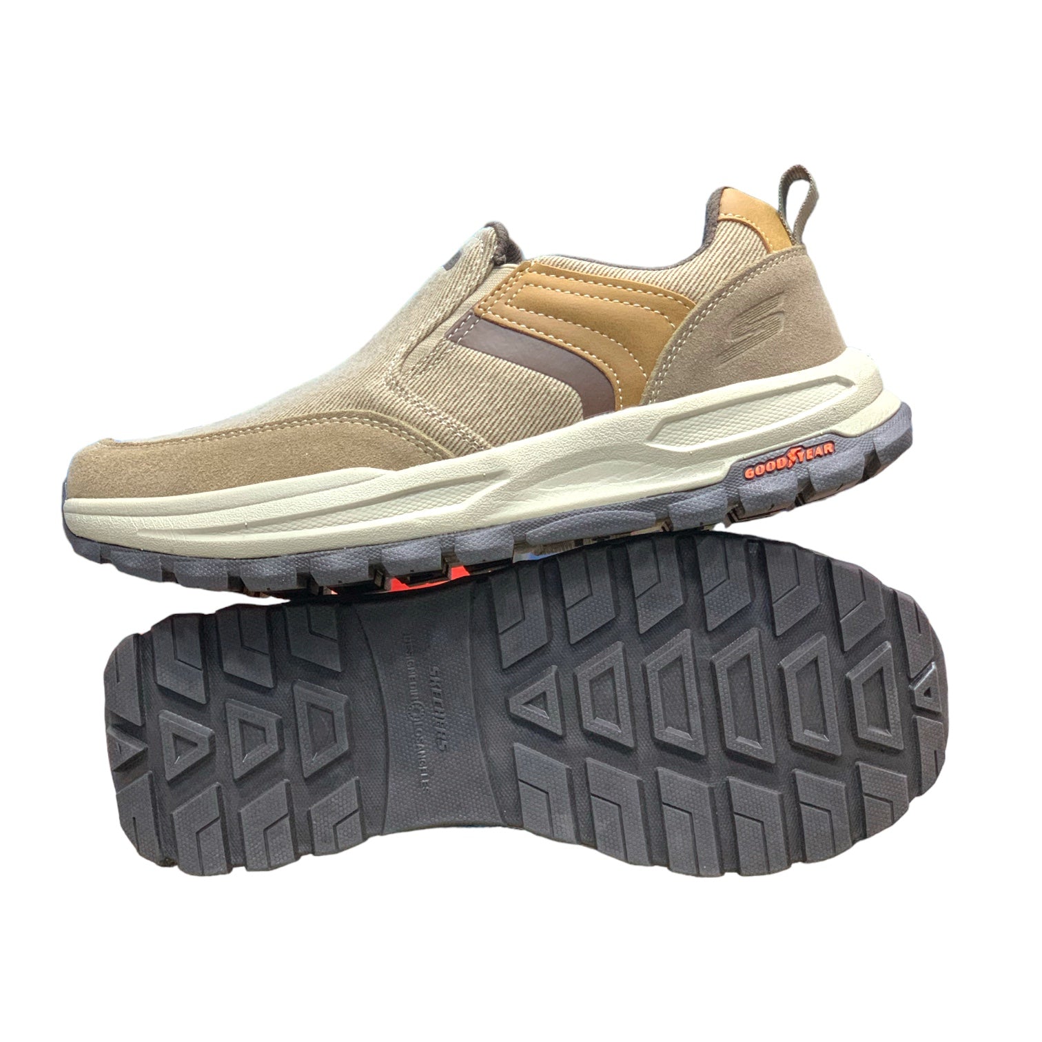 Skechers Good Year Tyre Sole Premium Khaki(Dot Perfect)