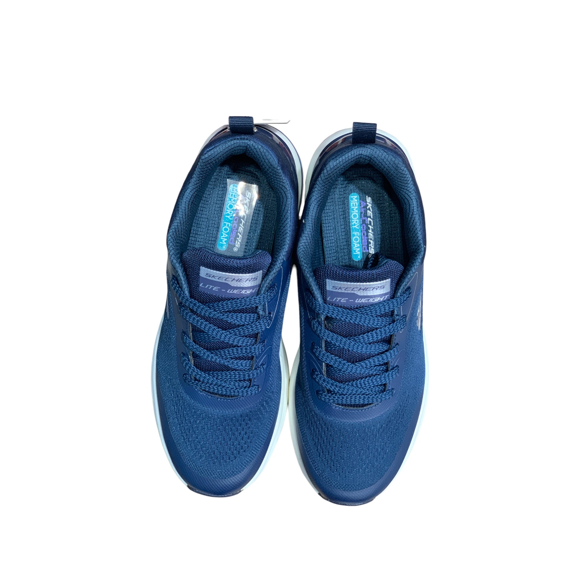 Skechers HyperBurst With Laces Premium Blue White
