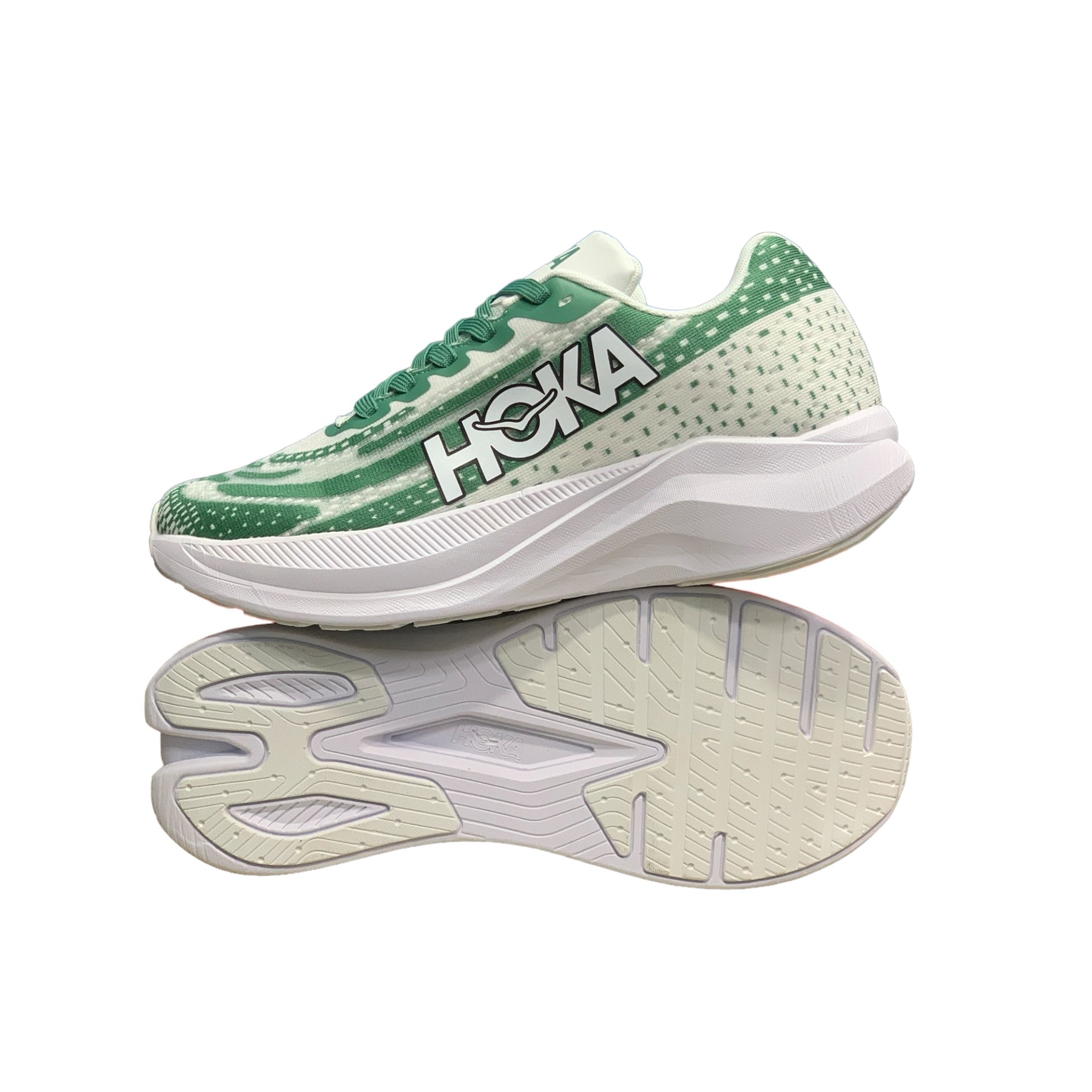 Hoka Go Walk Rubious White Green Premium Quality