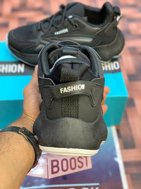 Fashion Trainers Black Gray