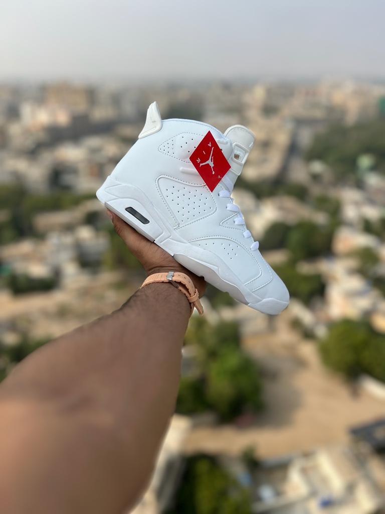 Nk Jordn 6 Triple White