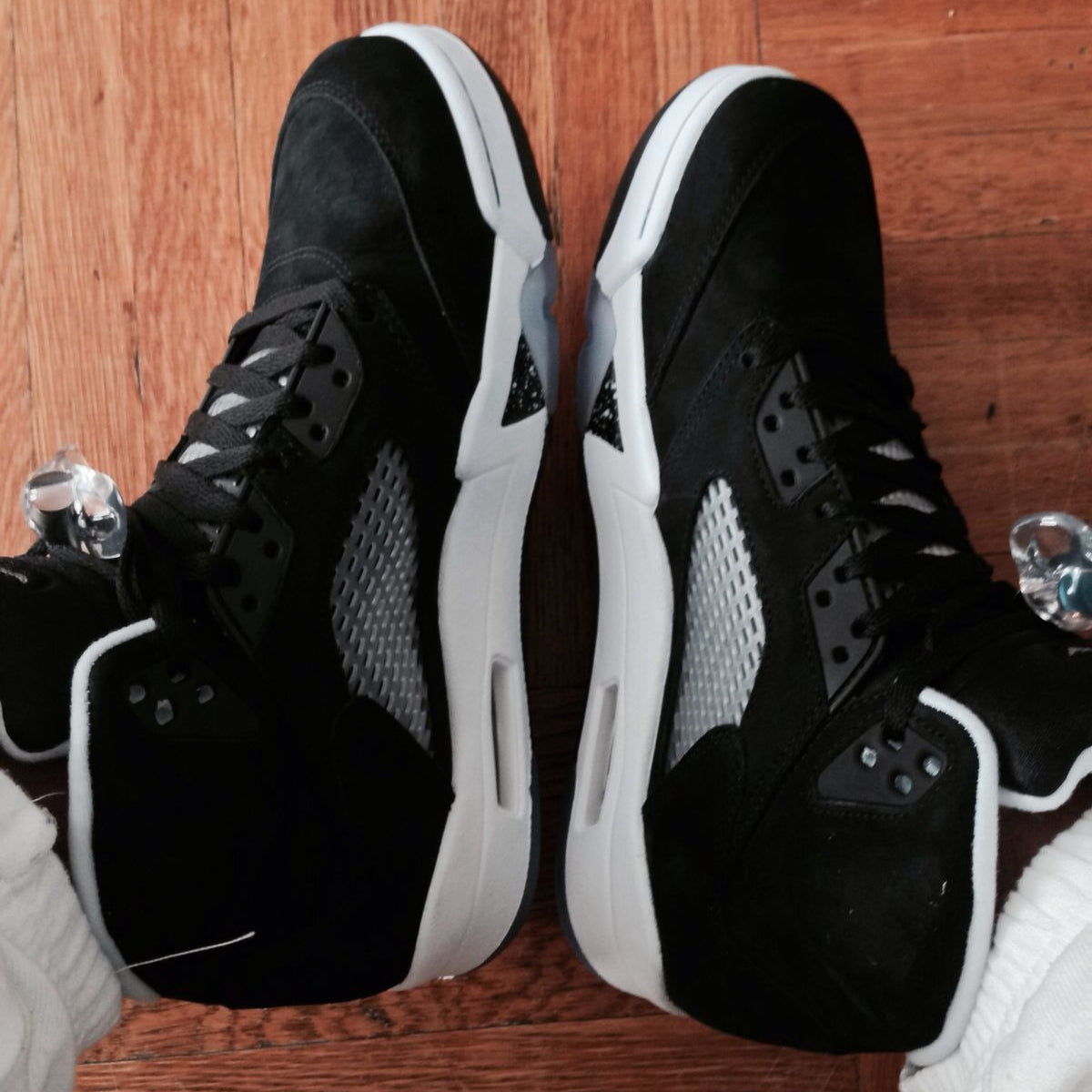 Jordan 5 Wings Black White Premium Quality (Dot Perfect)