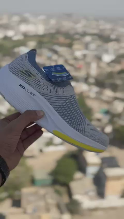 Skechers Max Cushion Light Gray Premium Quality