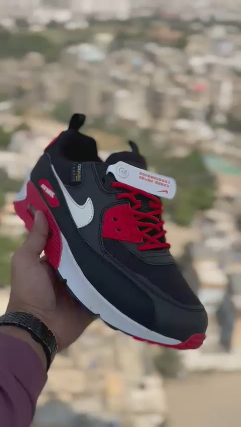 Nike Airmax 90 Premium Black Red