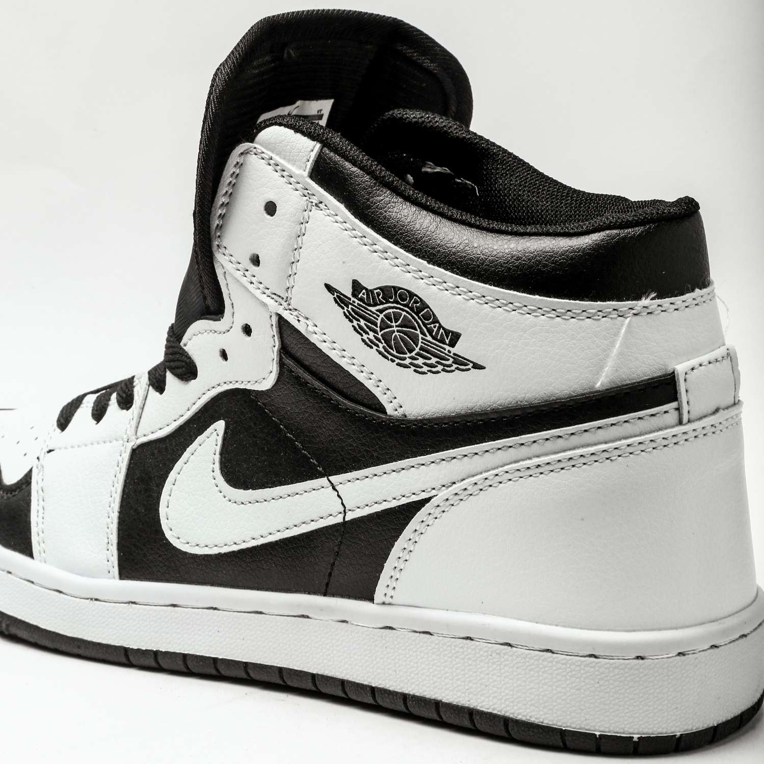 Nike Air Joirdan 1 High Top Gray White Black - Premium Shoes from perfectshop - Just Rs.5499! Shop now at Sablelo.pk